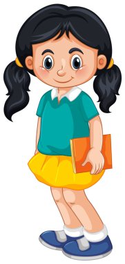 Sevimli bir kız charatcer