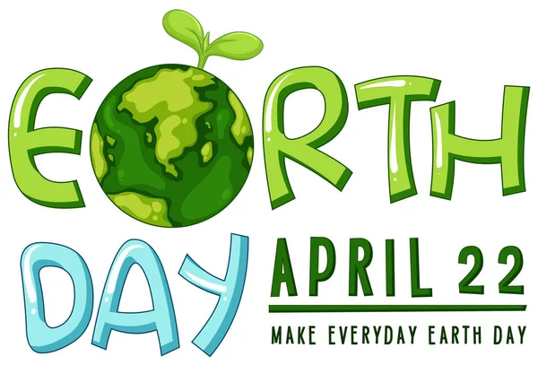 Eine Ikone des Earth Day — Stockvektor