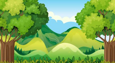 Boş arka plan doğa manzara