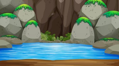 Boş arka plan doğa manzara