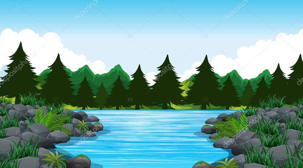 Empty background nature scenery