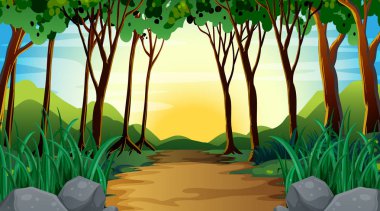 Boş arka plan doğa manzara