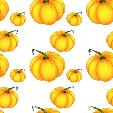 Kabaklar ile Dikişsiz desen kiremit karikatür