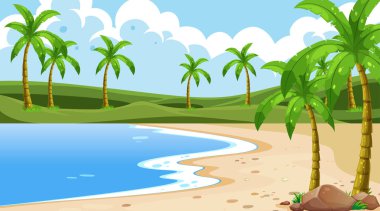 Boş doğa plaj okyanus kıyı manzara