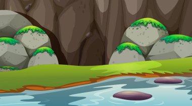 Boş arka plan doğa manzara