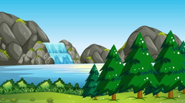 Boş arka plan doğa manzara