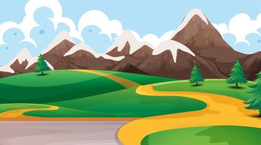 Boş arka plan doğa manzara