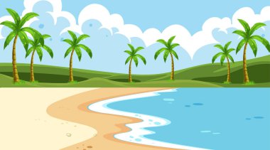 Boş doğa plaj okyanus kıyı manzara