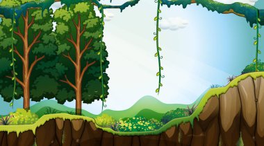 Boş arka plan doğa manzara