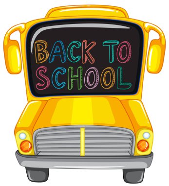 Okul otobüsü yle okul şablonuna geri dön