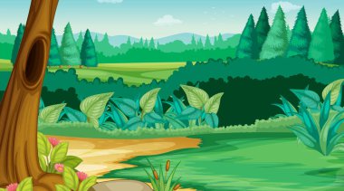 Boş arka plan doğa manzara