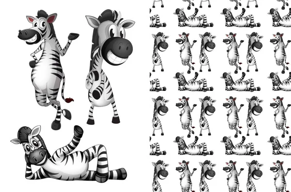 Zebra cartoon Vector Art Stock Images | Depositphotos