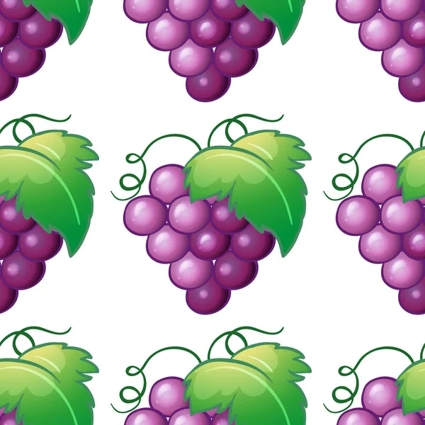 Design de fundo sem costura com uvas — Fotografia de Stock