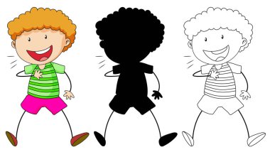 Renk, siluet ve anahat karakter kümesi