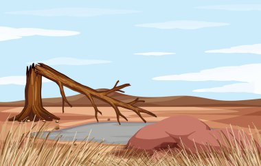 Ormansızlaşma sorunu olan sahne 