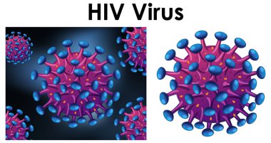 HIV adlı virüsün izole edilmiş nesnesini kapat