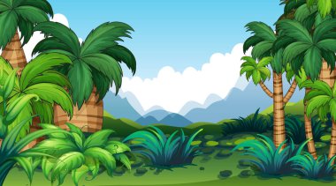 Boş arka plan doğa manzara