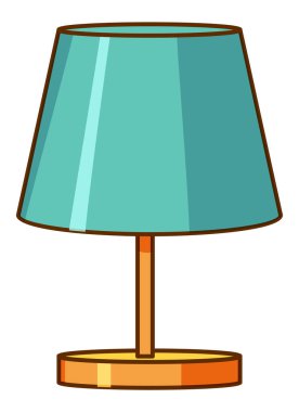 beyaz zemin üzerine mavi lamba