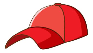 beyaz zemin üzerine kırmızı bere