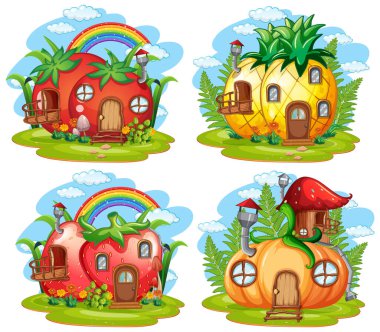 Fantezi evi çizimleri.