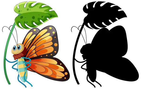 Butterfly Holding Irrigazione Può Illustrazione — Vettoriale Stock