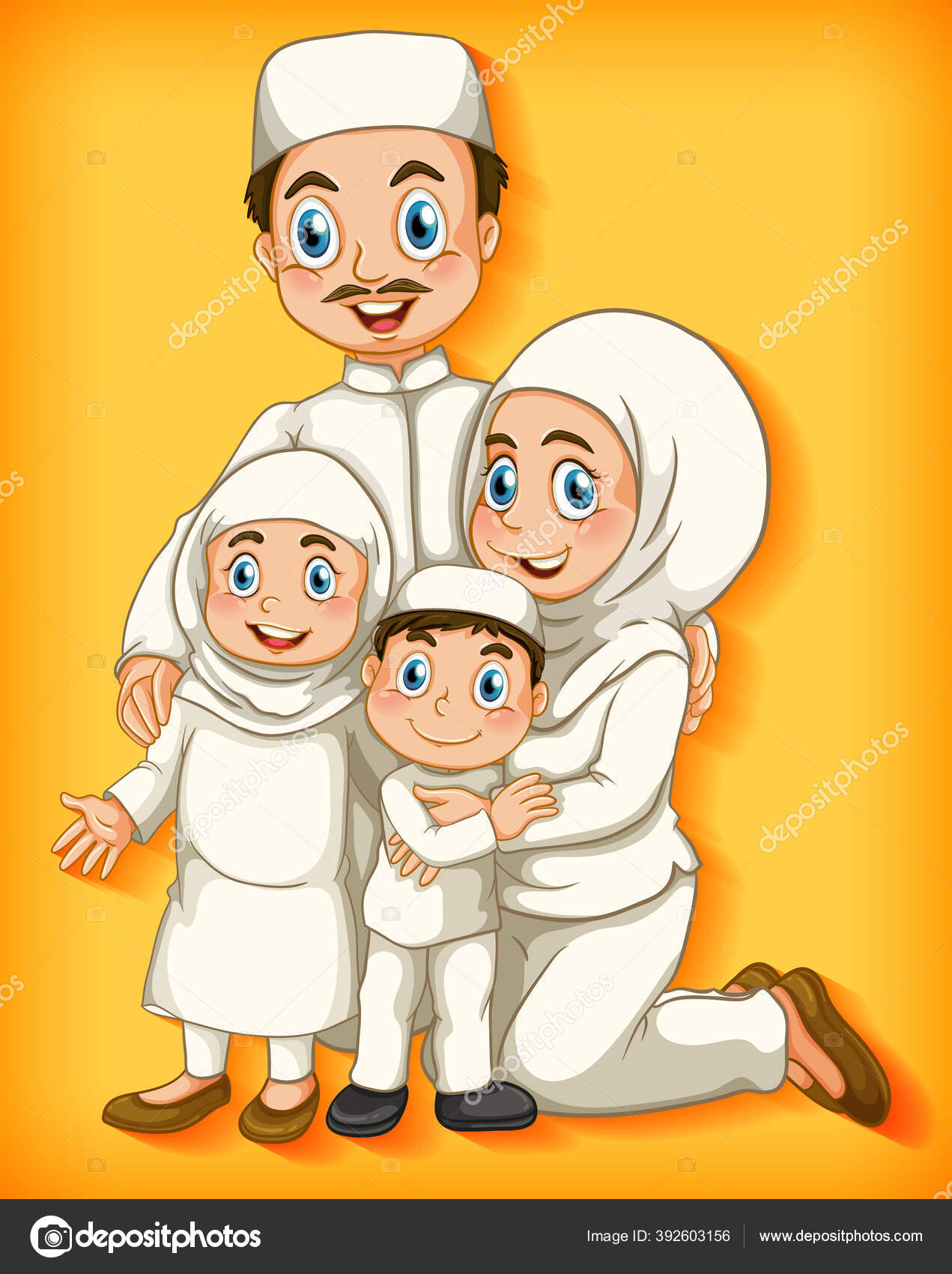 Foto Kartun Keluarga Nasi