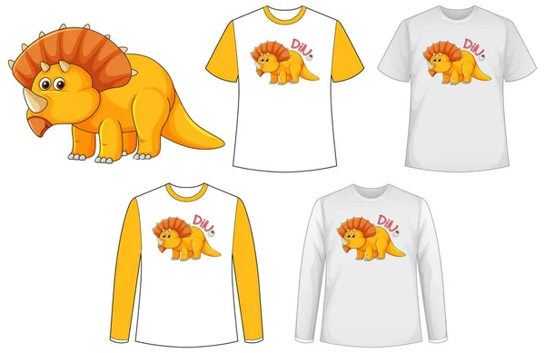 Baixar Vetor De Design De Camiseta De Desenho Animado Turquia E T-rex