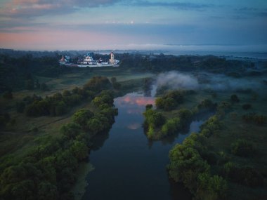 Sunrise Serpuhov Town.
