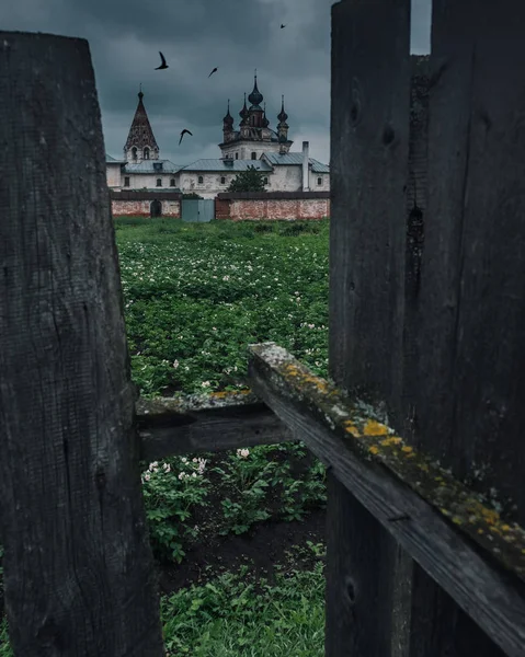 Rus Antik Şehirdeki Yuryev Polsky Kremlin — Stok fotoğraf