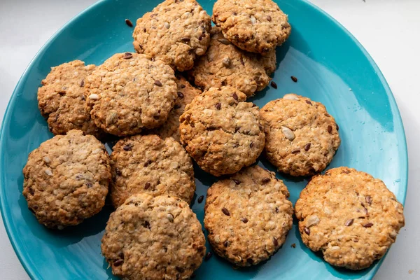 Homemade Cookies Plate — Stock Photo, Image