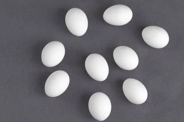 Mano Sosteniendo Grupo Huevos — Foto de Stock