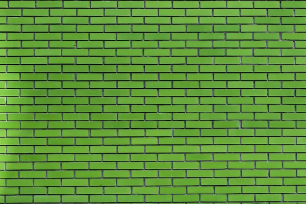 Green brick wall abstracted