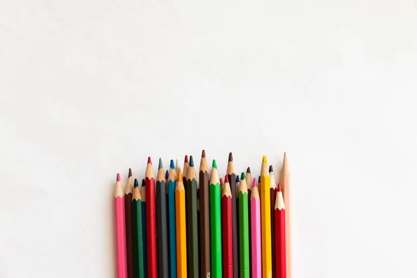 Renkli Kalemler Grubu — Stok fotoğraf