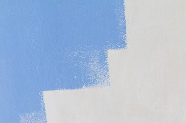 ev veya ofis iç yenileme, fırça ile duvar boyama