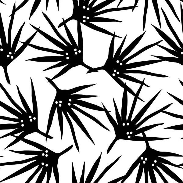 vektör sorunsuz arka plan deseni ile palmiye yaprakları için kumaş, tekstil