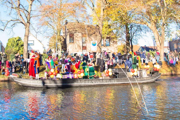 November Hoofddorp Nederland Komst Van Nicholas Sinterklaas Sinterklaas Sint Nicolaas — Stockfoto