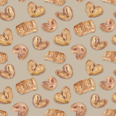 Ev yapımı puf böreği Çerezler ile Seamless modeli.