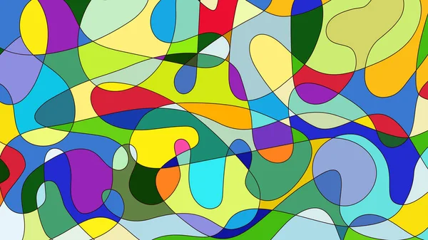 Fondo vectorial abstracto colorido y brillante. Vector — Archivo Imágenes Vectoriales