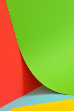 Kağıt renkli geometrik arka plan görünümünü kapat