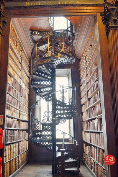 Old Library Trinity College Dublin Irlandia Księga Kells 2018 — Zdjęcie stockowe