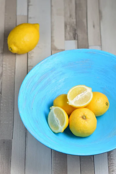 Limões amarelos frescos — Fotografia de Stock