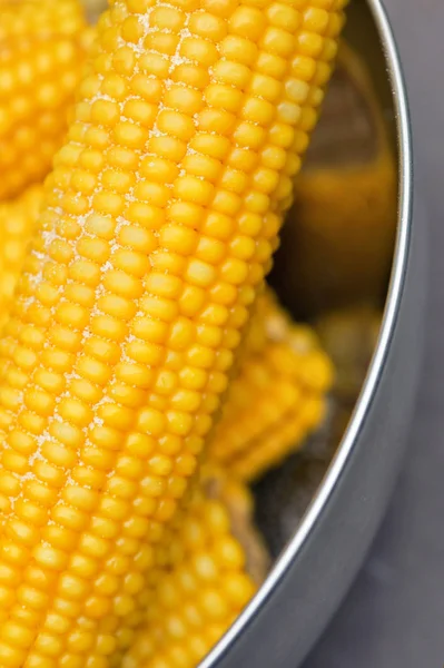 Fresh steamed corn — Stock Photo, Image