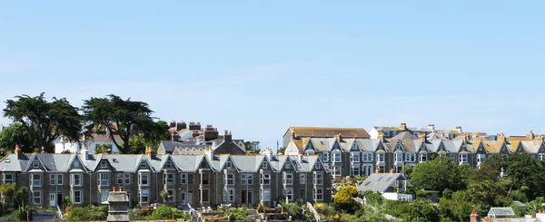 Seaside Village Ives Cornwall View Old Town Typical Houses Saint — Stock Photo, Image