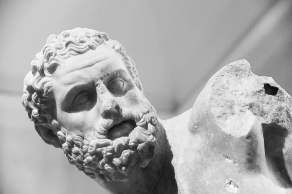 Griechisch Römische Statue Rom Italien — Stockfoto