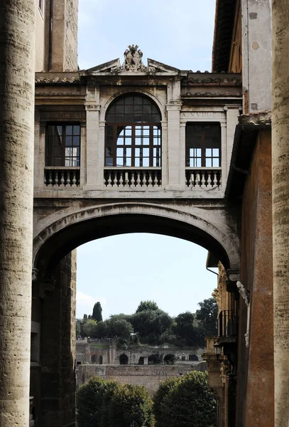 Schöne Sicht Auf Rom Der Nähe Des Campidoglio Rom Italien — Stockfoto