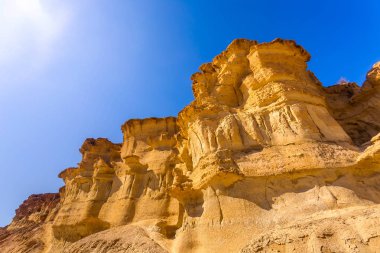 murcia İspanya Bolnuevo erozyona mazarron kumtaşı