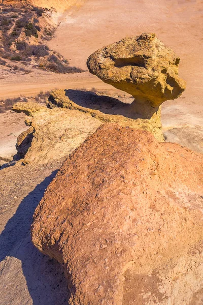 Bolnuevo mazarron erozji piaskowców w murcia, Hiszpania — Zdjęcie stockowe