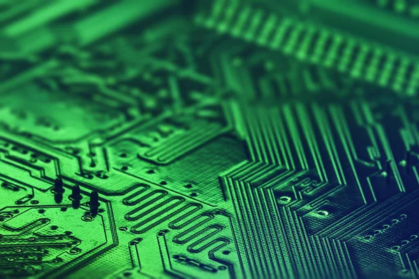 Textura da imagem de fundo do microchip digital Motherboard — Fotografia de Stock