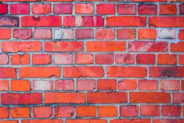eski kırmızı tuğla duvar dokusu arkaplanı