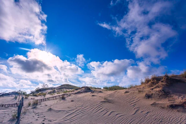 Beautiful Grey Dunes, Dead Dunes at the Curonian Spit in Nida, Neringa, Литва — стокове фото